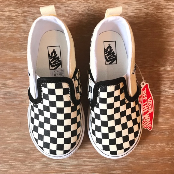 vans slip on toddler size 8